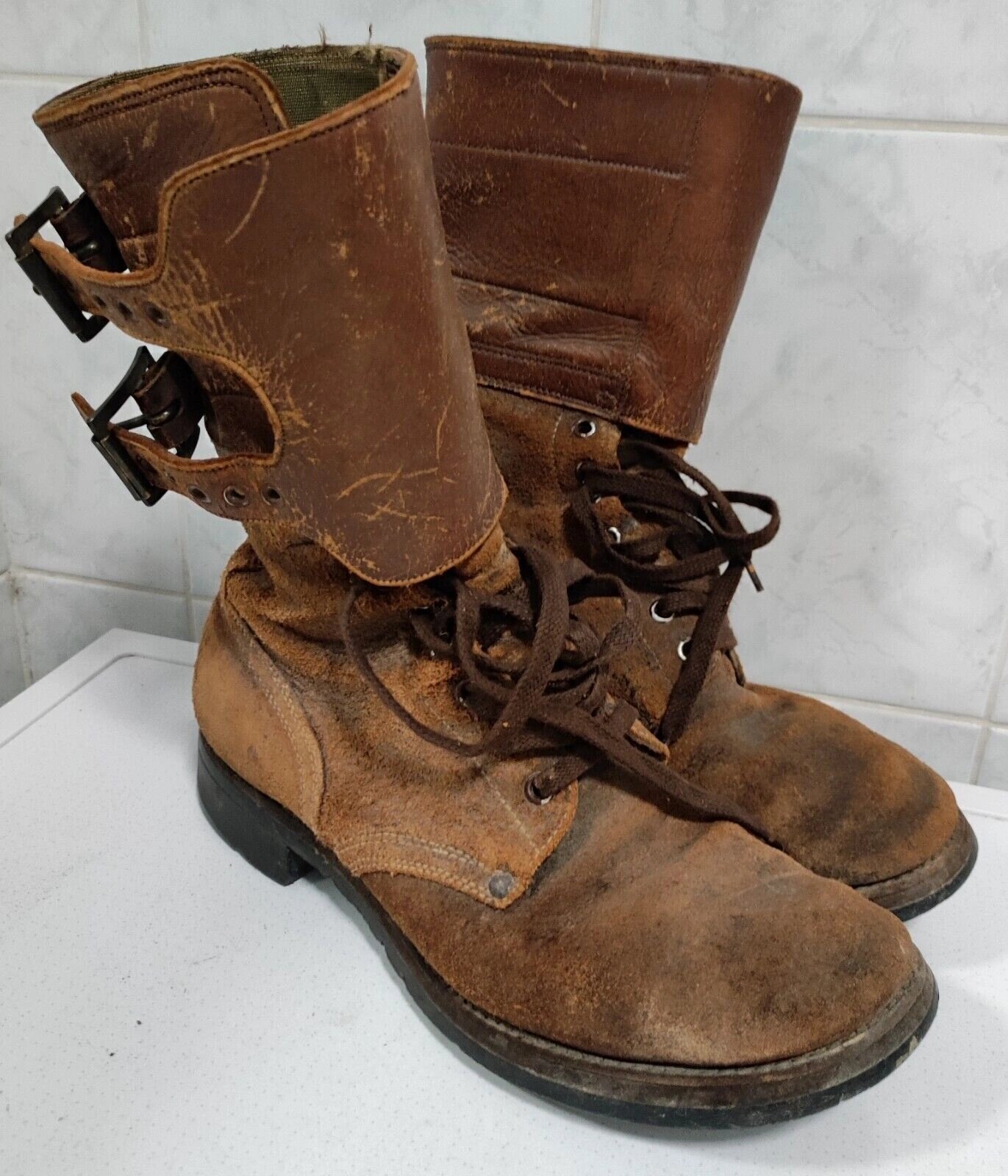 m423步兵靴,二战原品 m43步兵靴,这是美军真正意义上现代军靴的雏形