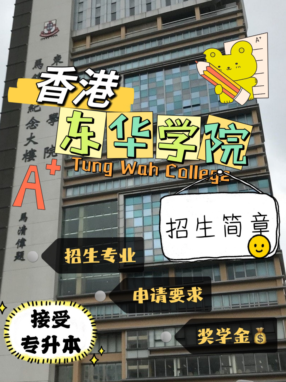 香港东华学院招生简章出炉!专科生也可申请! 🇭🇰香港东华学院招
