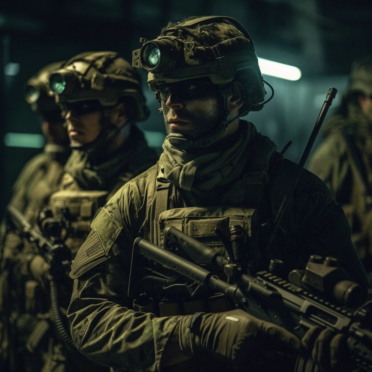 美国三角洲部队 let your plans be as dark and impenetrable as