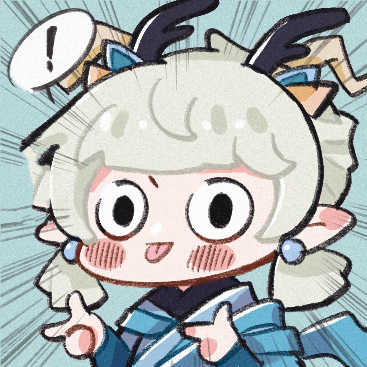 大家元宵节快乐!这就画个马瑶给大家助助兴!