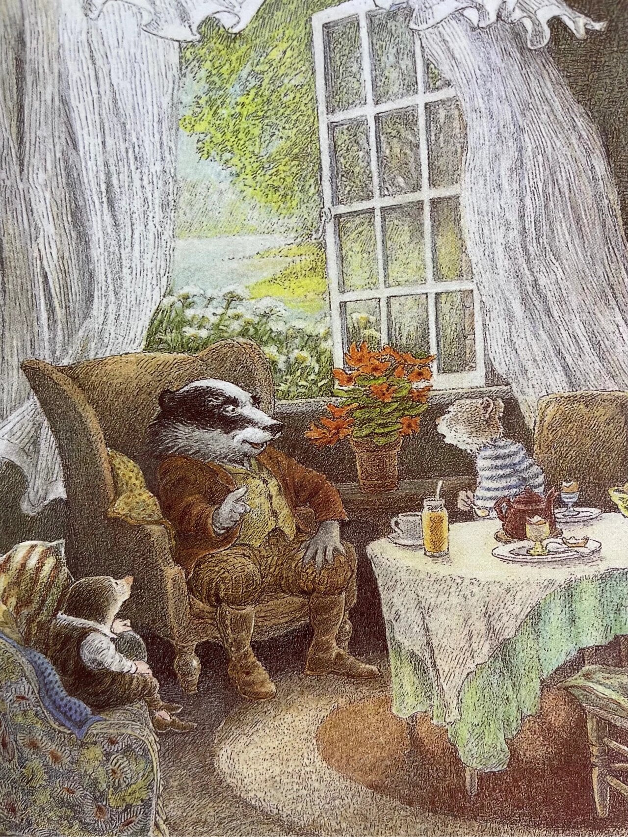 绘本画面  |  柳林风声