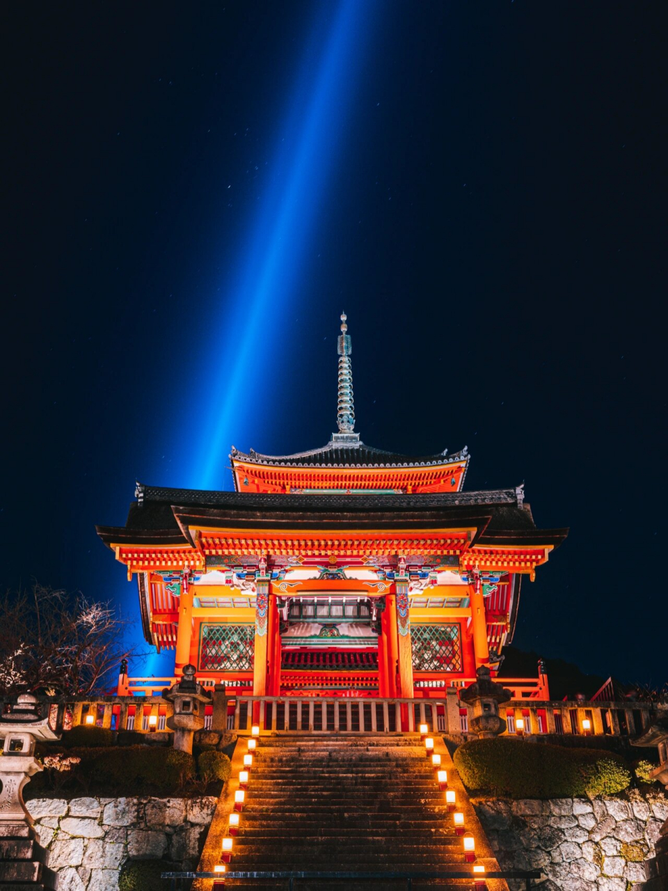 绝景日本 | 京都府 | 清水寺 秋季夜间点灯 清水寺一年一度的秋季夜间