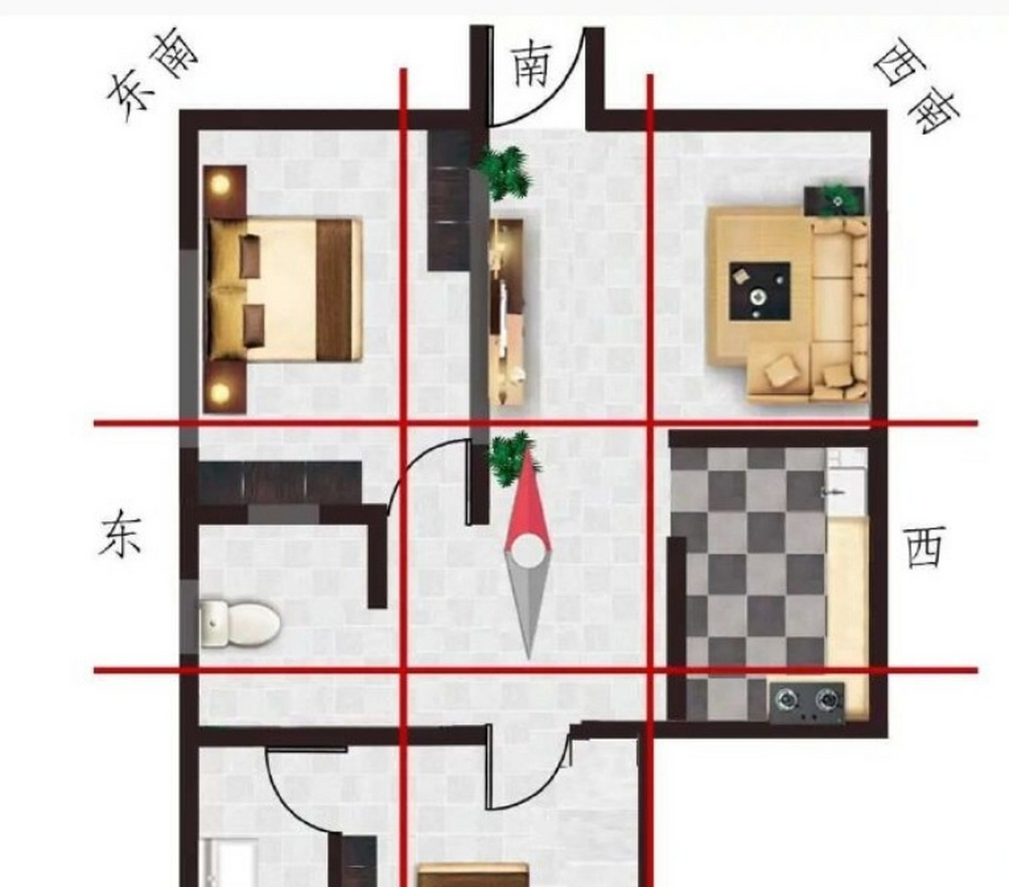 阳宅风水#房屋户形最忌缺西北角:八卦对应八方,西北属乾卦,代表父亲