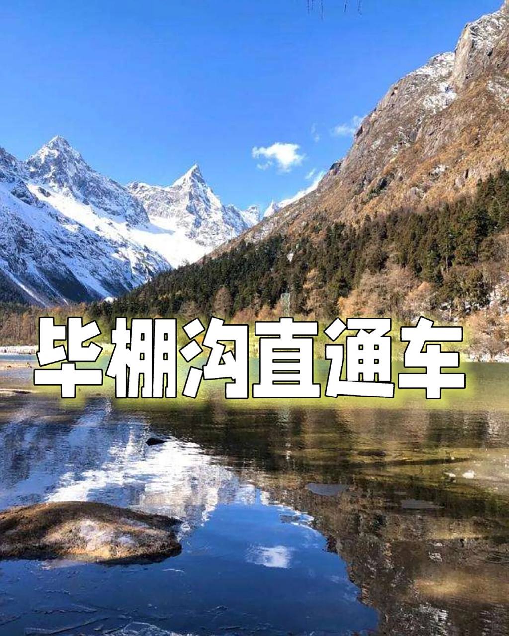 成都到毕棚沟可以直通车自由行了 成都到毕棚沟直通车天天发车 06