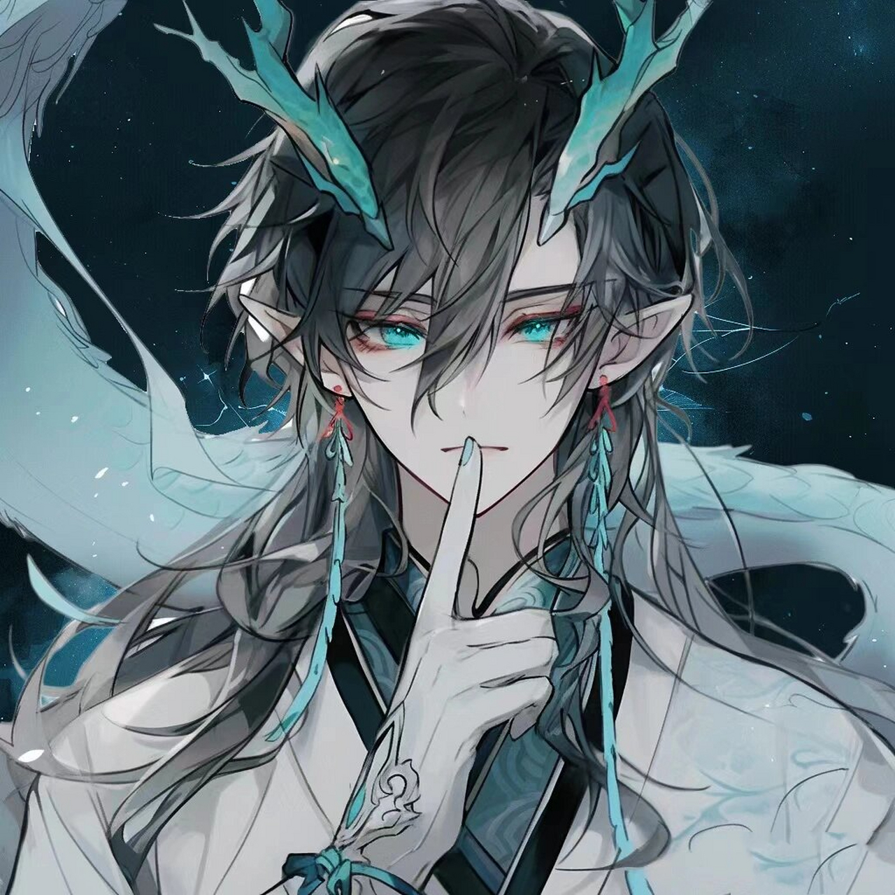 古风水墨帅哥头像