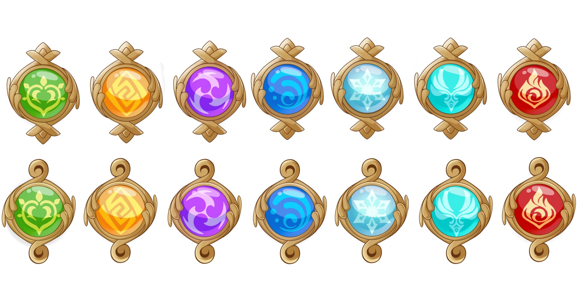 枫丹神之眼素材