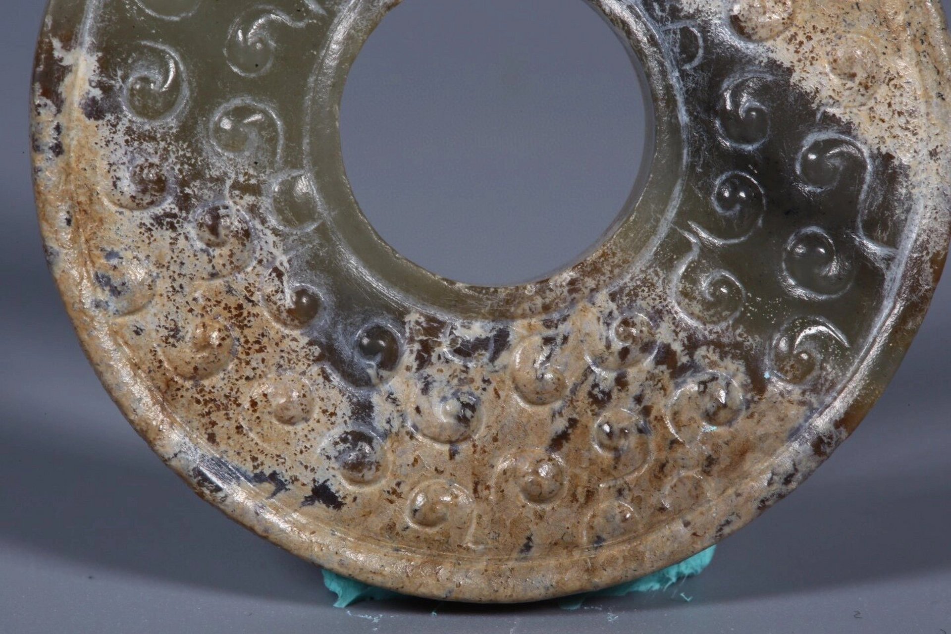 高古玉谷纹玉璧