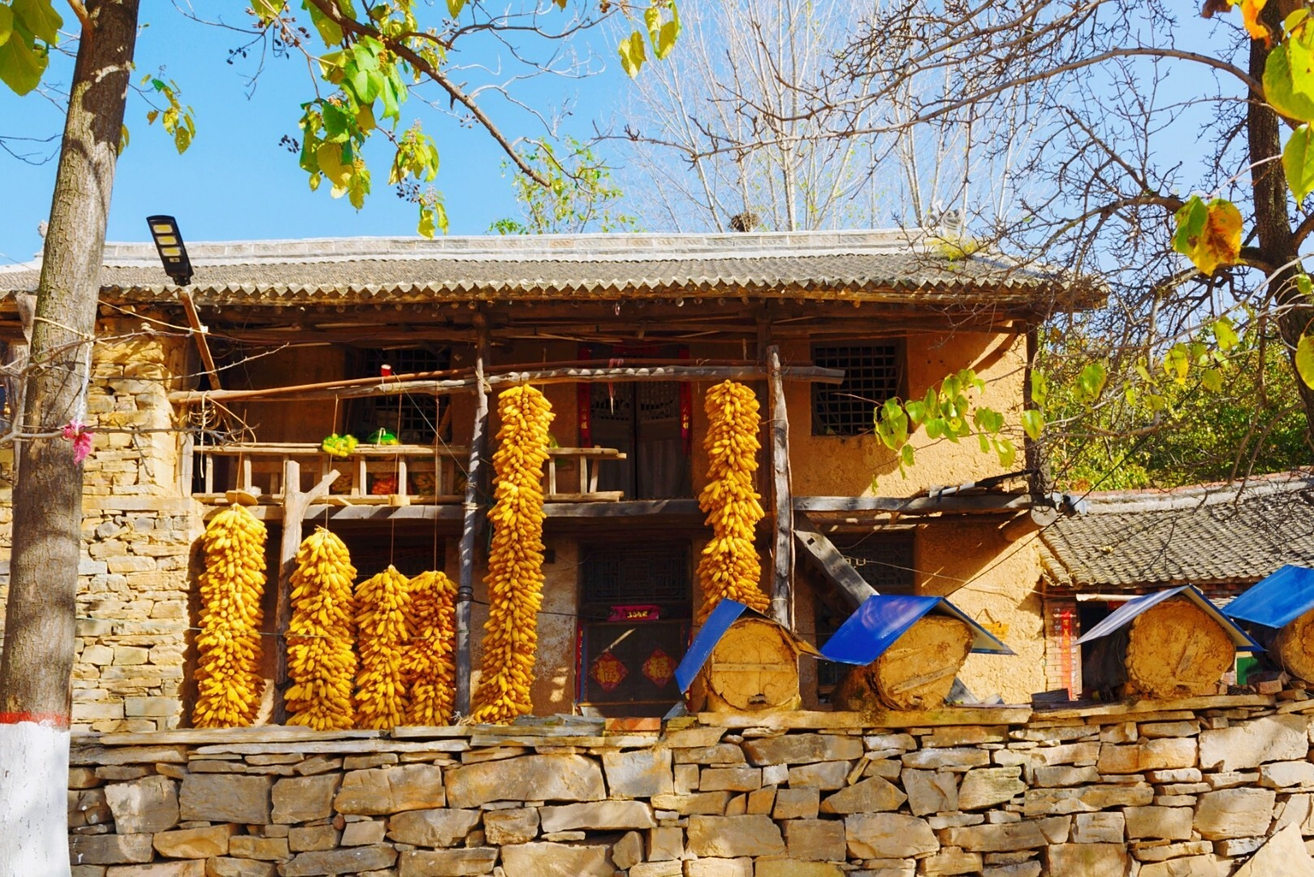 济源旅游90传统古村落水洪池 坐落于晋豫交界处的水洪池村,海拔1470