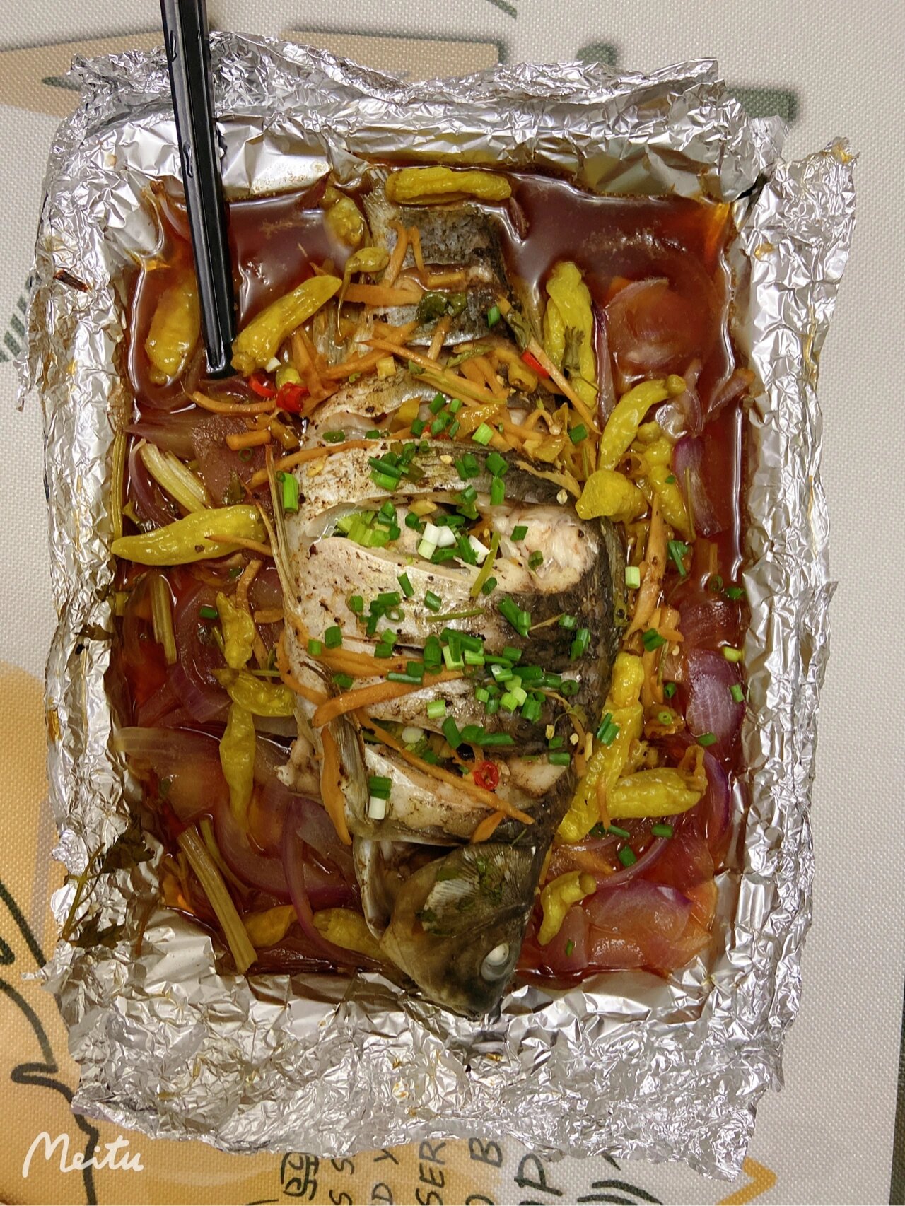 一人一条鱼,锡纸烤鱼超级简单