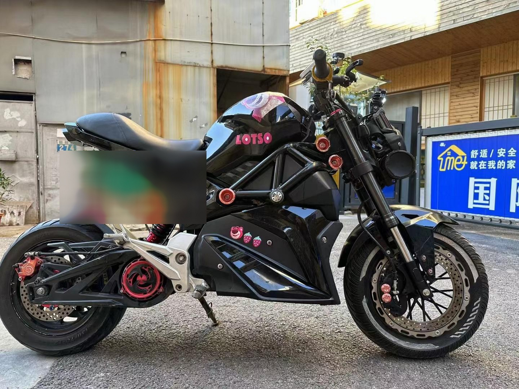 超帅二手中置小猴子小怪兽电动车.