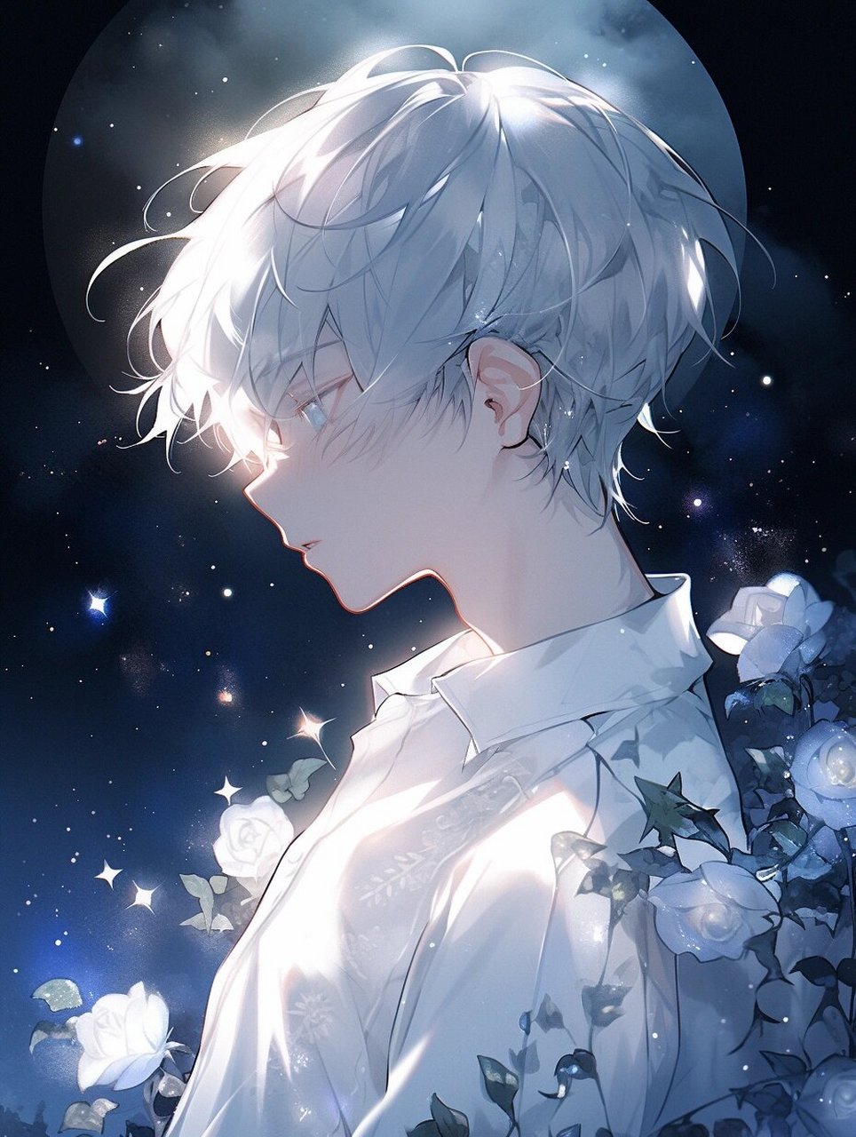 【仰望星空男生头像】星星,即遥远与希望  当我仰望星空, 星星在发光