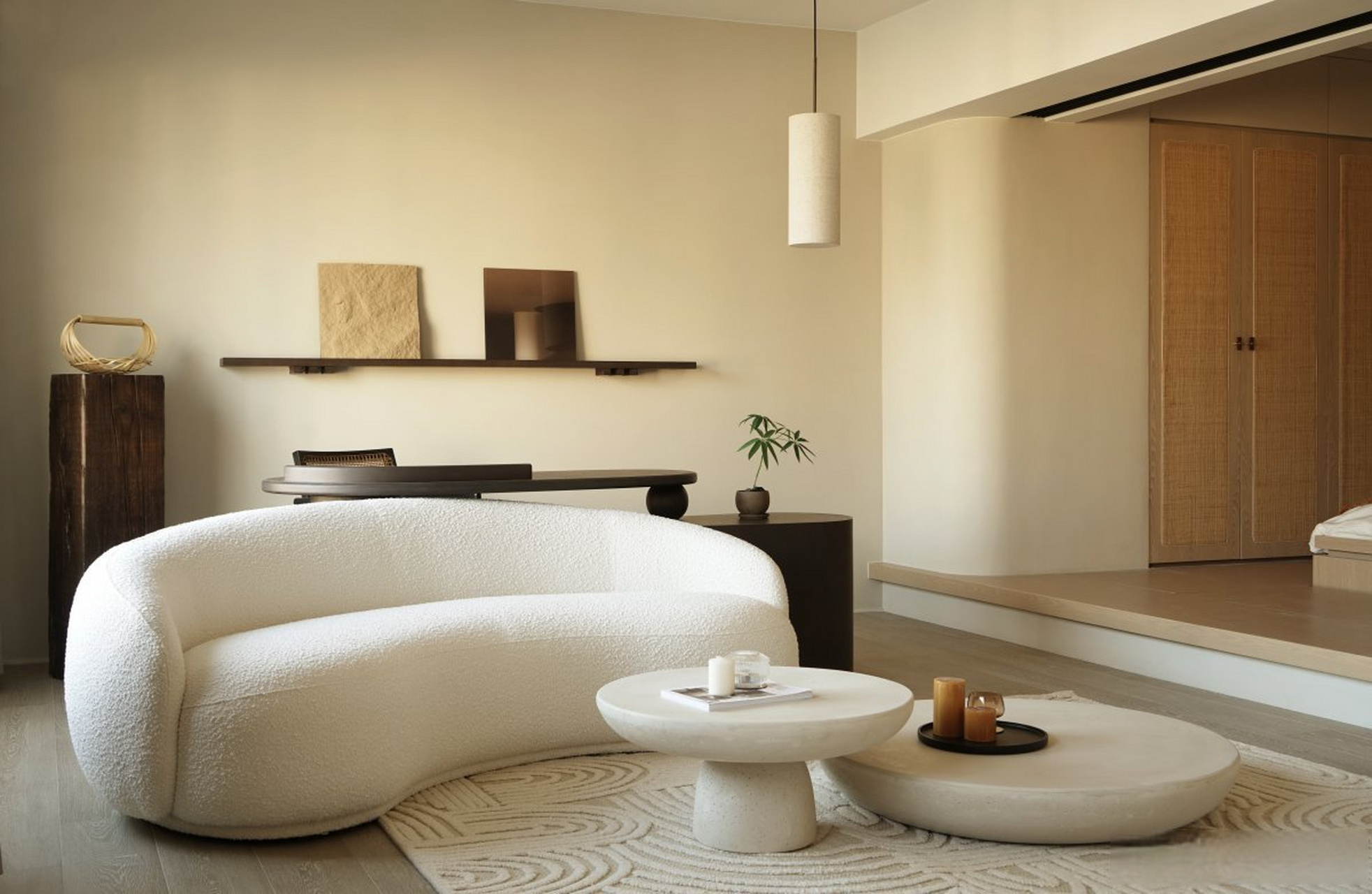 日式的极简主义及东方古典元素的融合~  #家居##装修设计##装修这件事