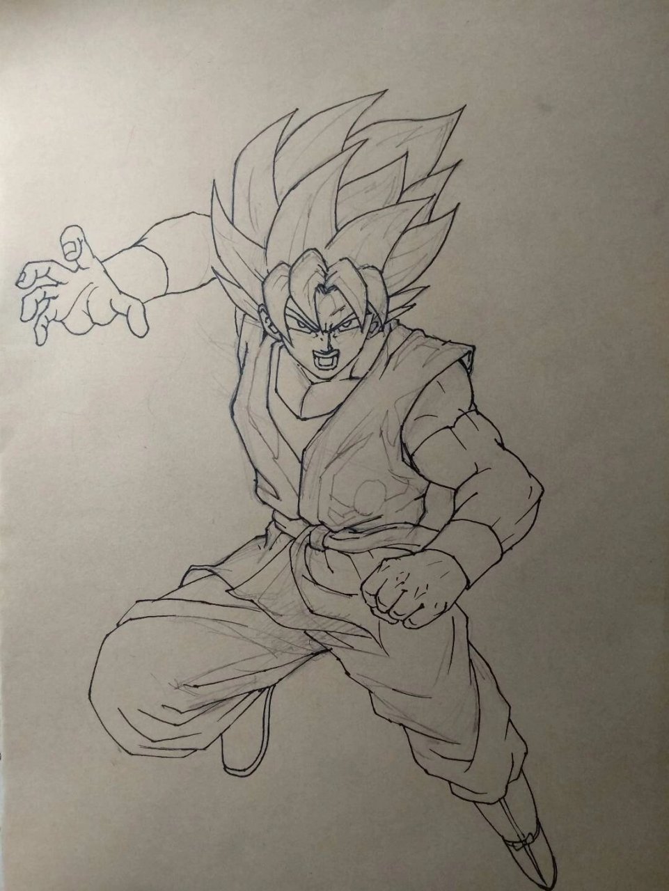 龙珠之卡卡罗特绘画步骤 鸟山明笔下最经典主角之一: 卡卡罗特(孙悟空