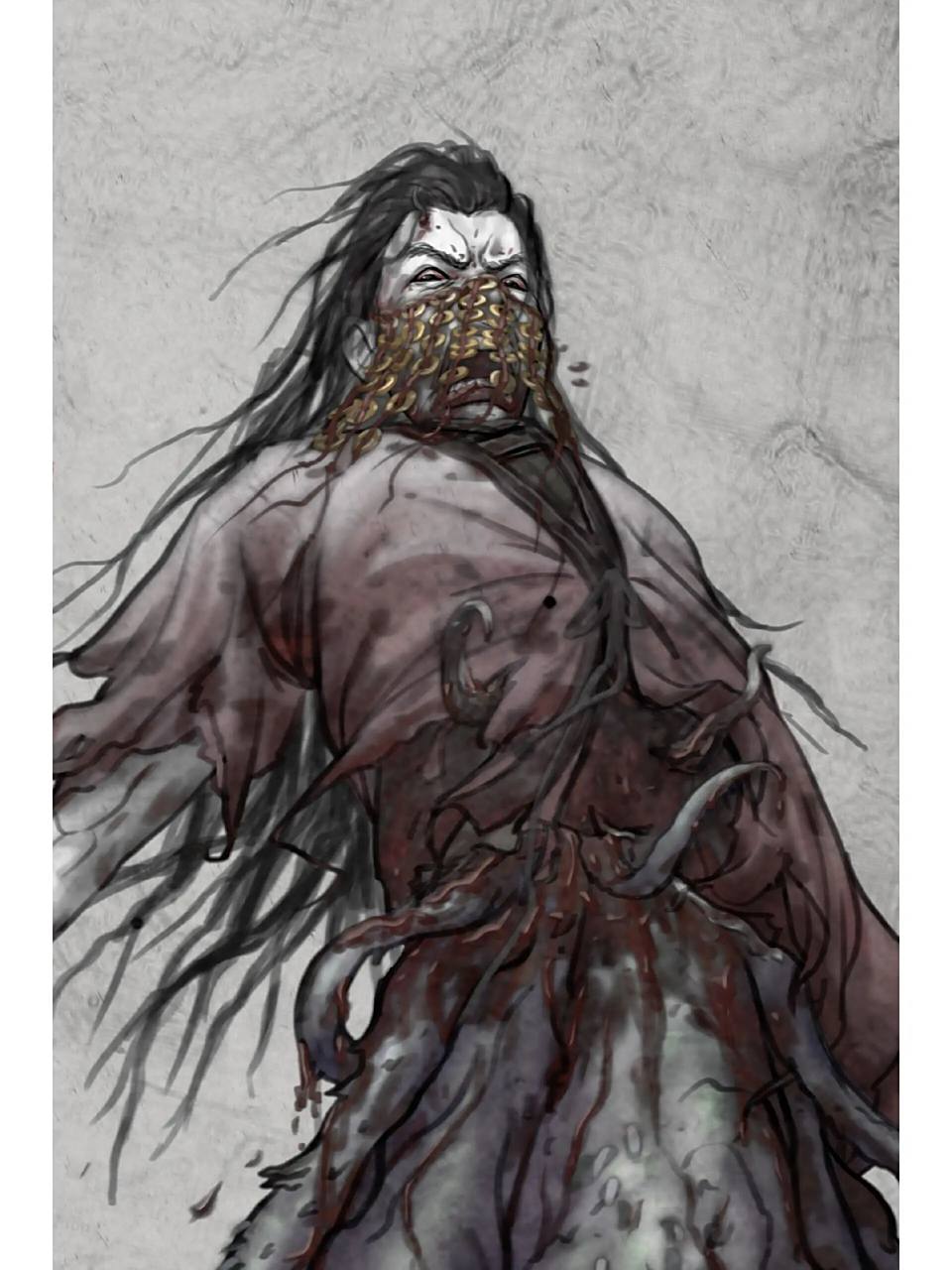 道诡异仙角色谱 李火旺半身 人魈 半身火子和人魈,火子少了左手下半身