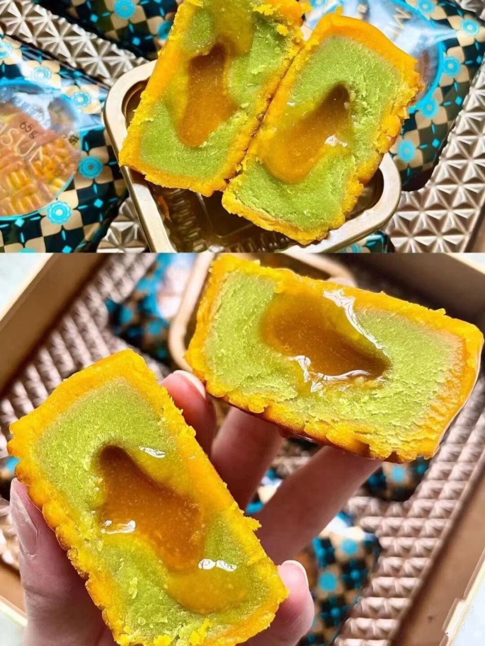 美诚金翡翠流心奶黄月饼128米 黑松露168米 香港美诚是一家专注于食品