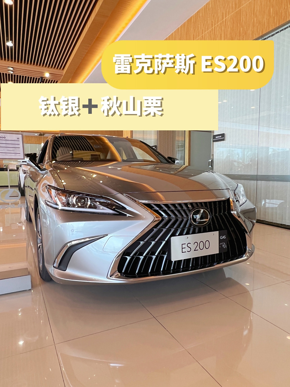 8215雷克萨斯es200,钛银色加秋山栗 8215雷克萨斯es200
