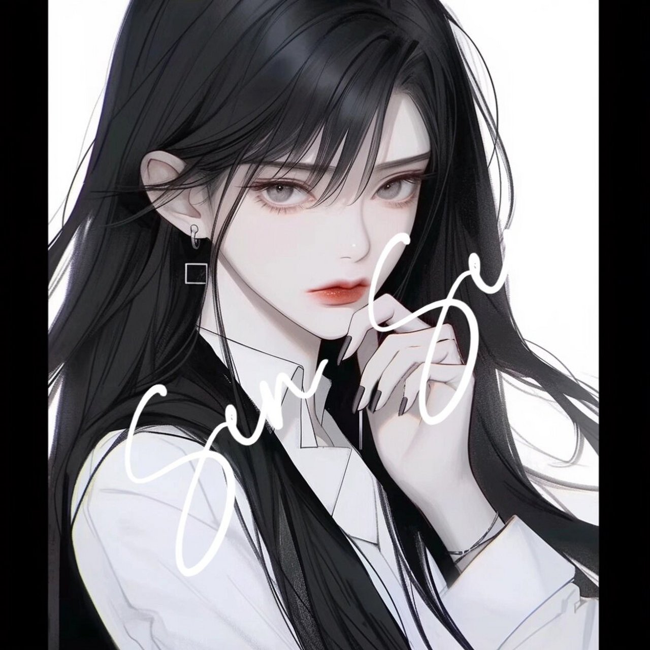 女生头像|高冷黑长直御姐头像