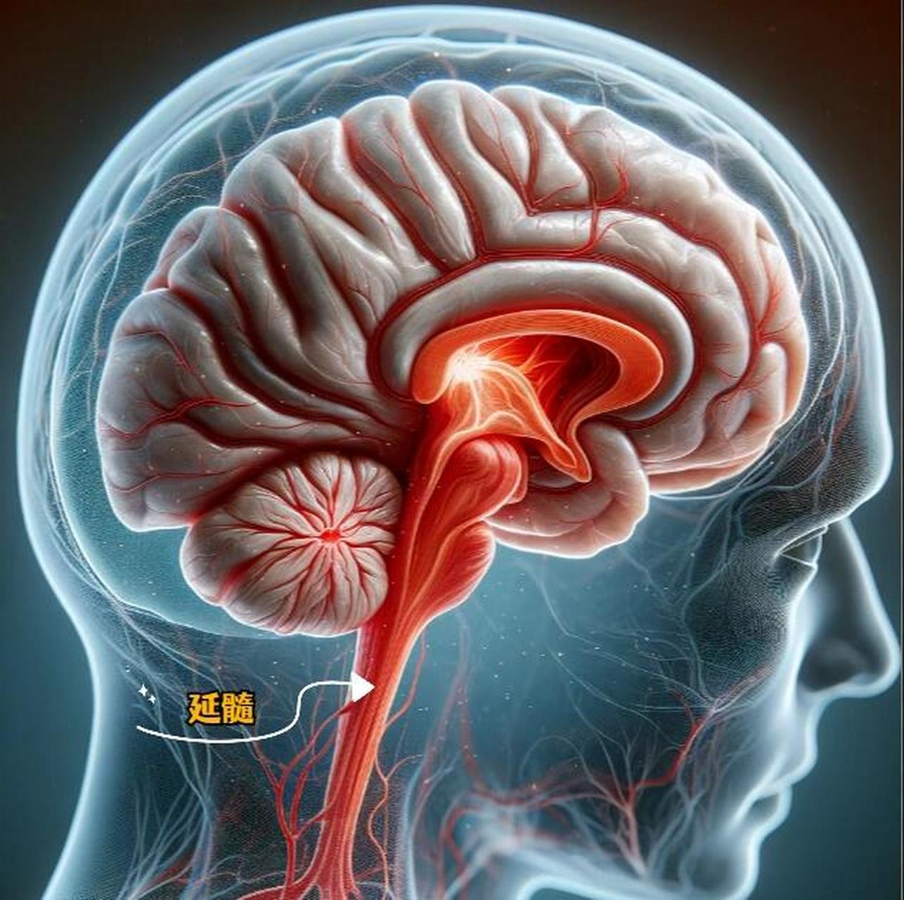 大脑揭秘系列三十一:脑干延髓的结构与功能 脑干延髓,位于大脑和脊髓