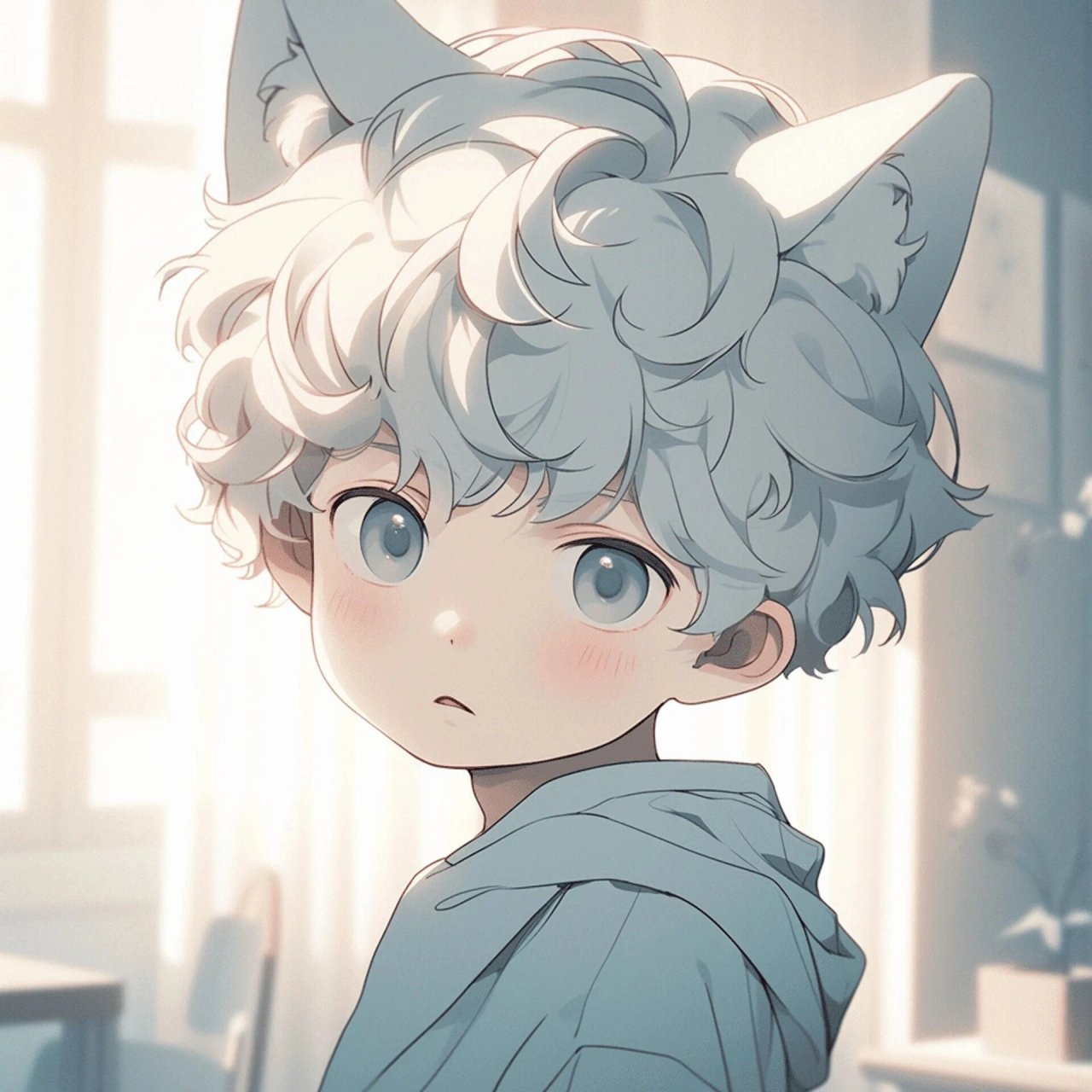 冷酷风头像  |  猫系男生头像