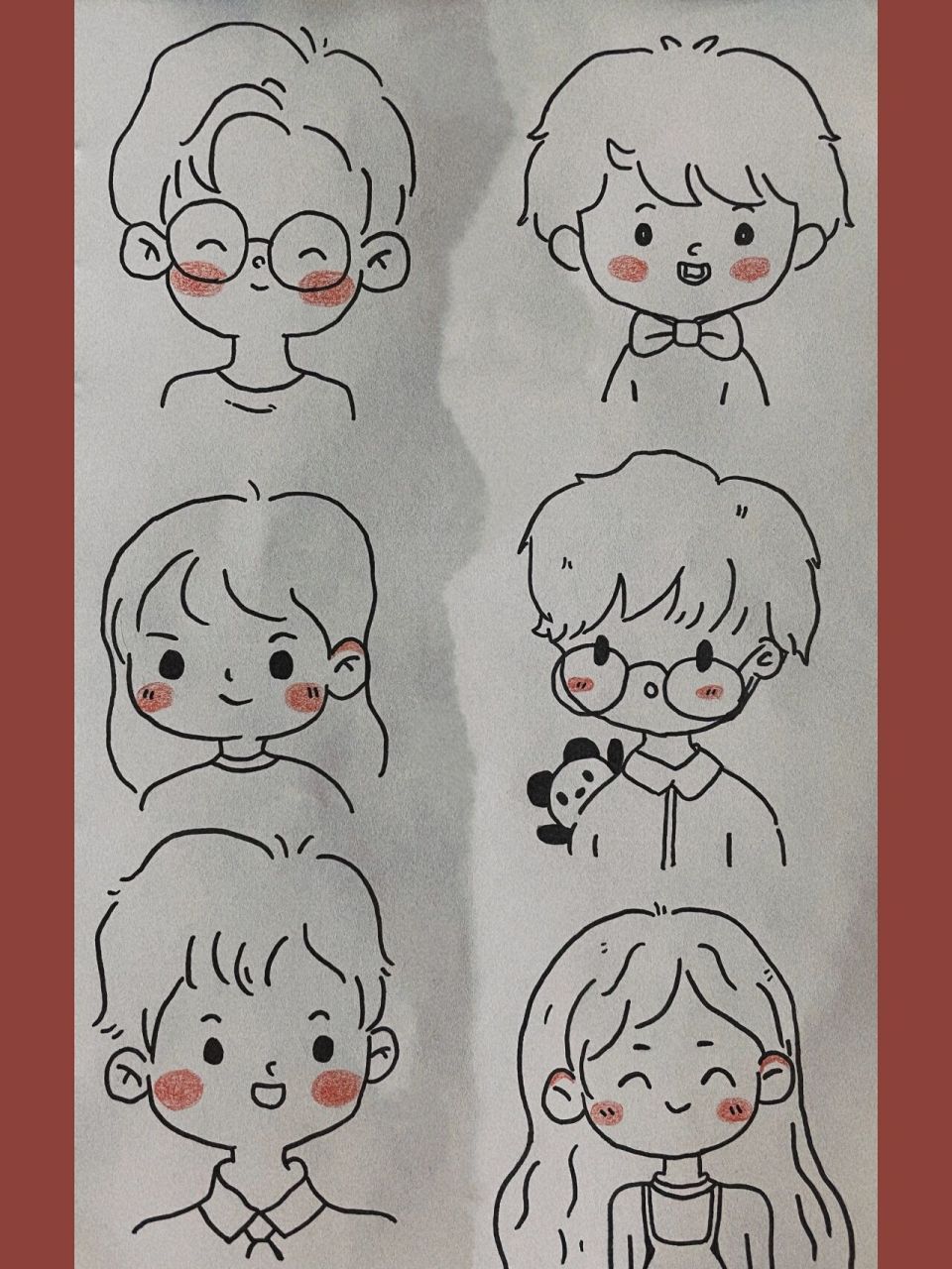 简笔画 | 男孩女孩