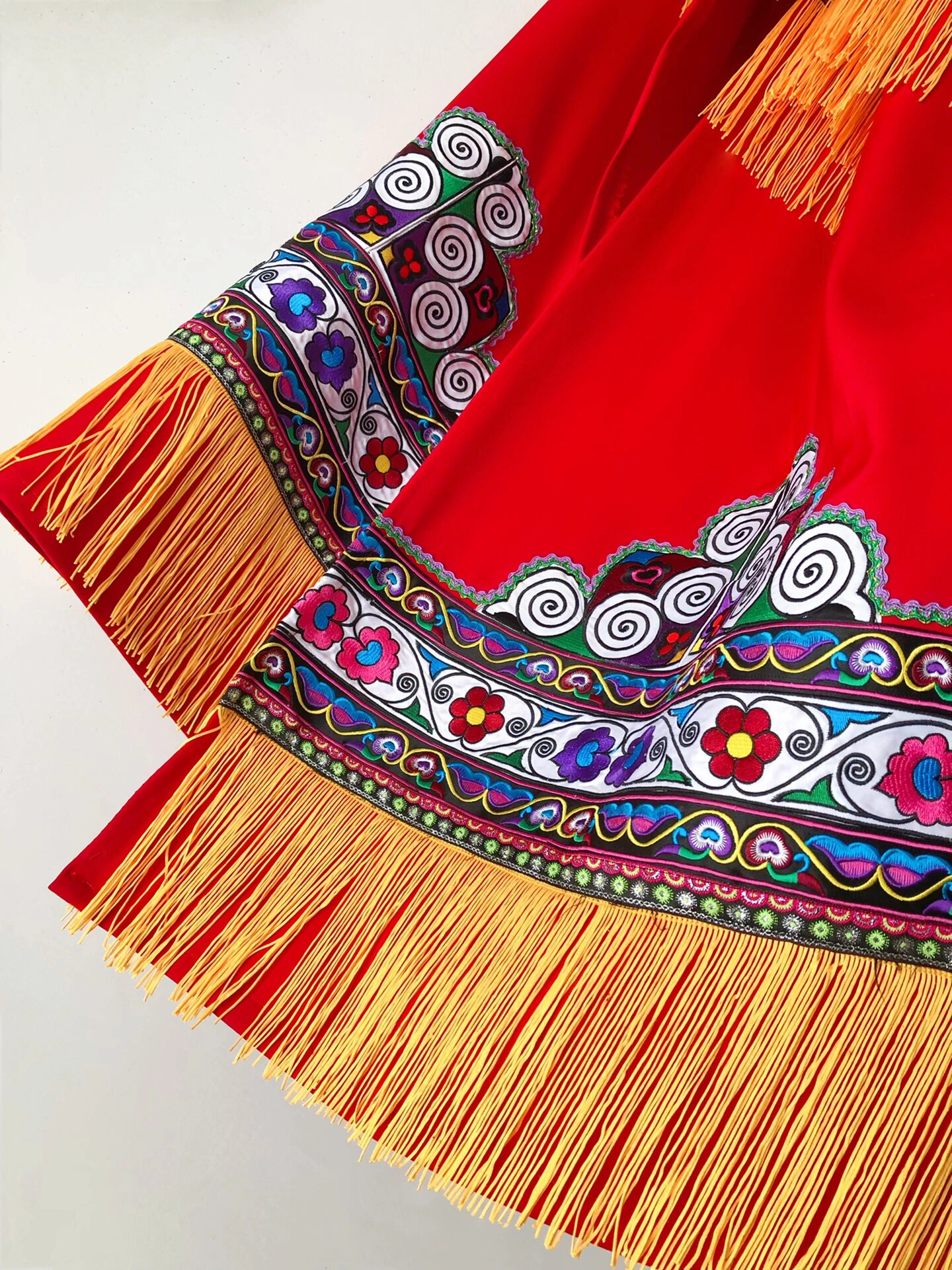 彝族服饰女士斗篷披风外套