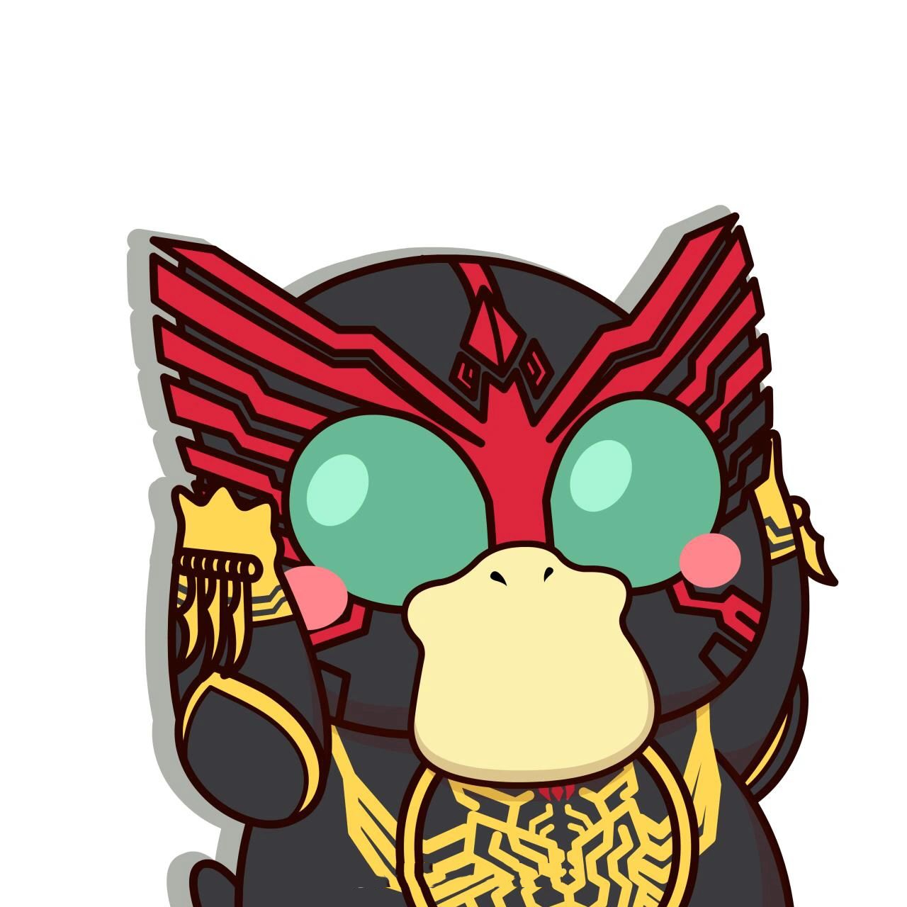 可达鸭系列头像之新平成假面骑士 可达鸭系列头像之新平成假面骑士