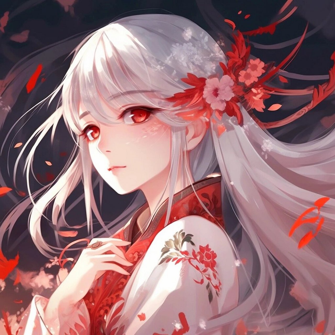 彼岸花女孩系列|二次元动漫头像 喜欢的宝宝们可自截 需要原图三连