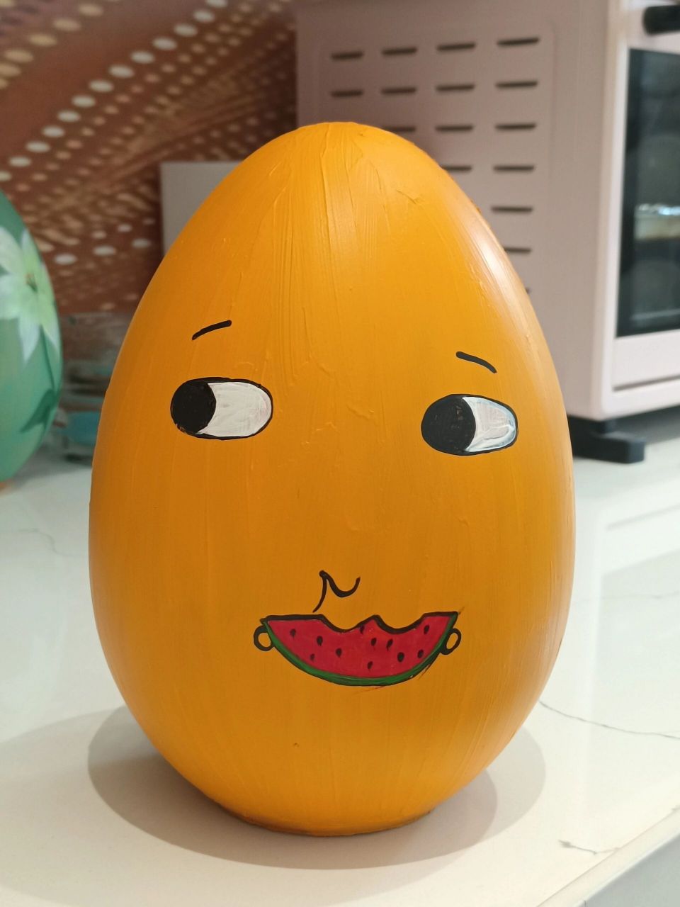 案场金蛋绘画 比较简单的金蛋图案