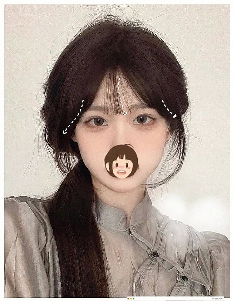 超级好看 圆脸方脸建议龙须八字刘海来修饰脸型～ 适合,方脸圆脸菱形