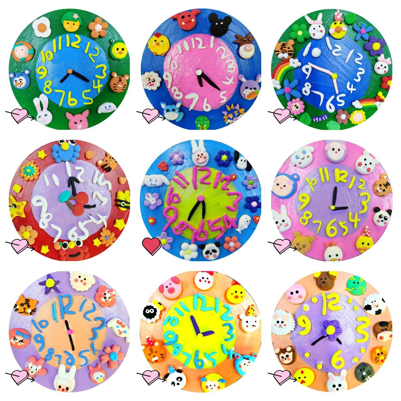 彩泥手工课—手工闹钟