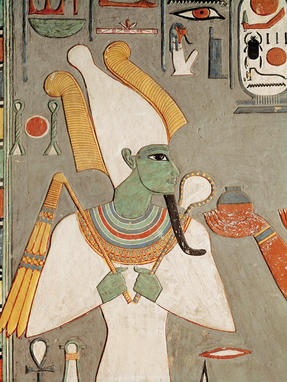 死神奥西斯,看懂埃及壁画必须了解的人物～ 死亡之神奥西斯(osiris)