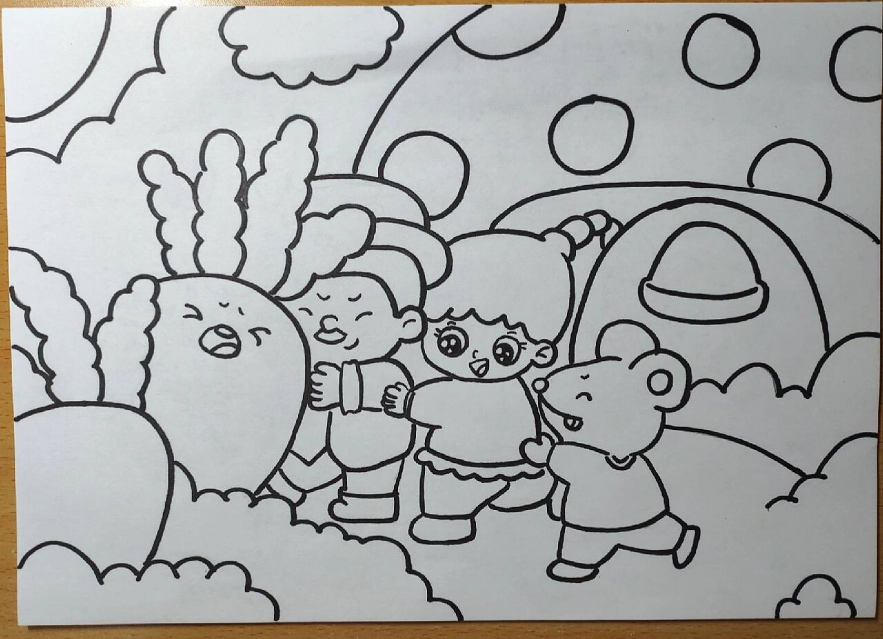 故事主题画《拔萝卜》 拔萝卜 拔萝卜,嗨吆嗨吆拔萝卜, 嗨吆嗨吆拔不