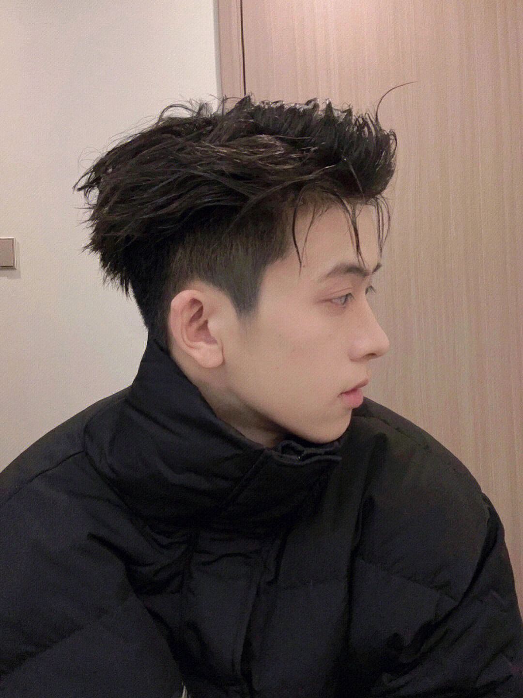 三七碎盖||凌乱风男士清爽发型