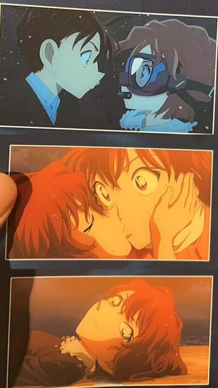 柯哀亲了# 这,柯南和灰原哀?万万没想到,作者咋想的?