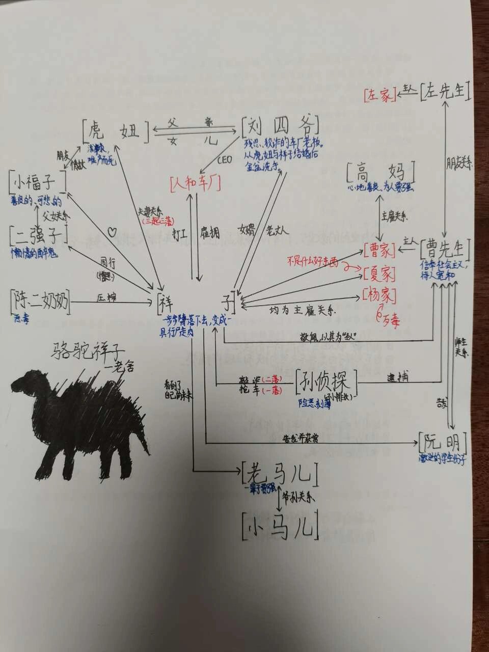 虎妞事件思维导图图片