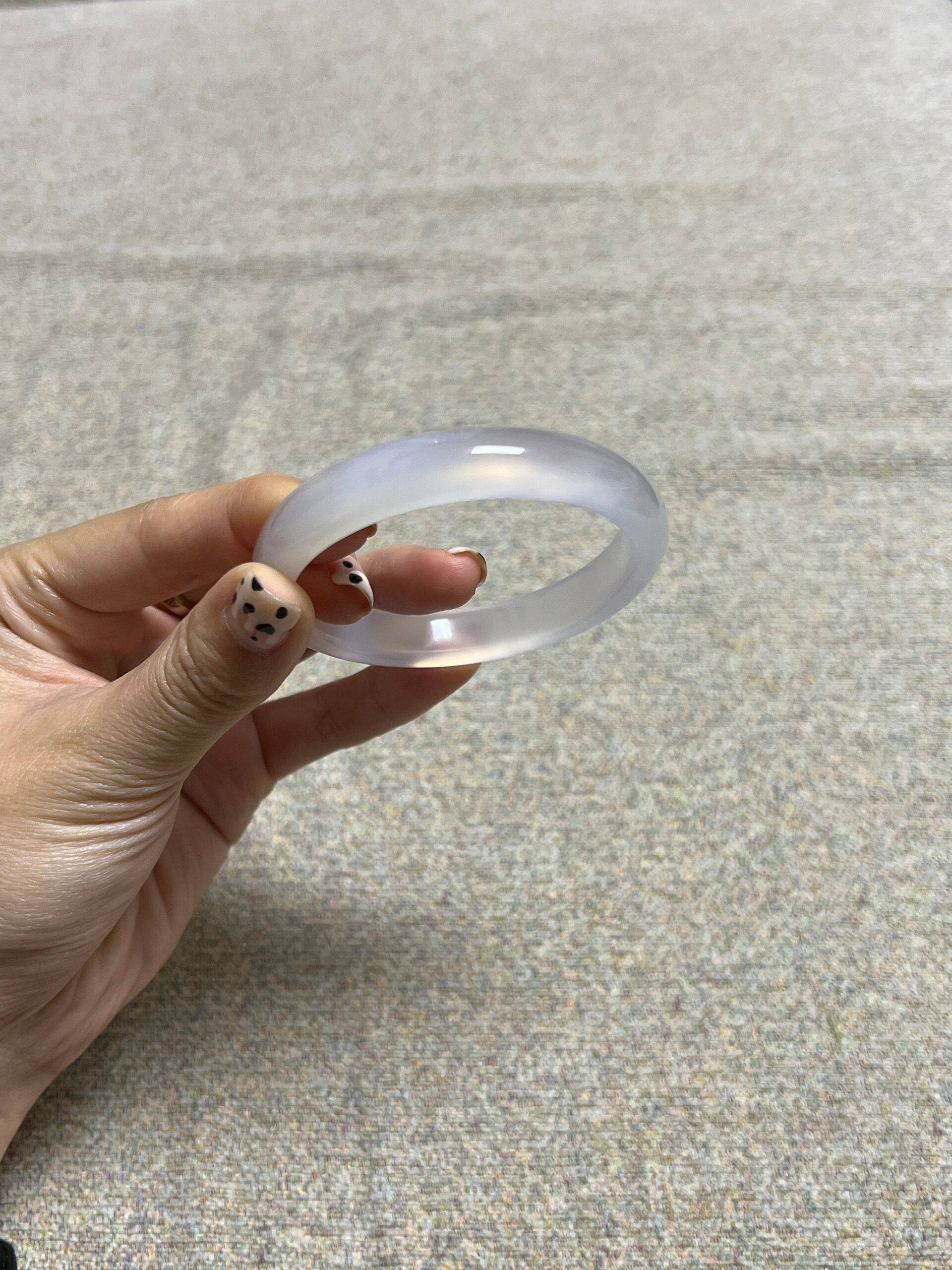 龙鳞纹玛瑙手镯 看看我最近又搞到什么好东西了,54.1圈口.