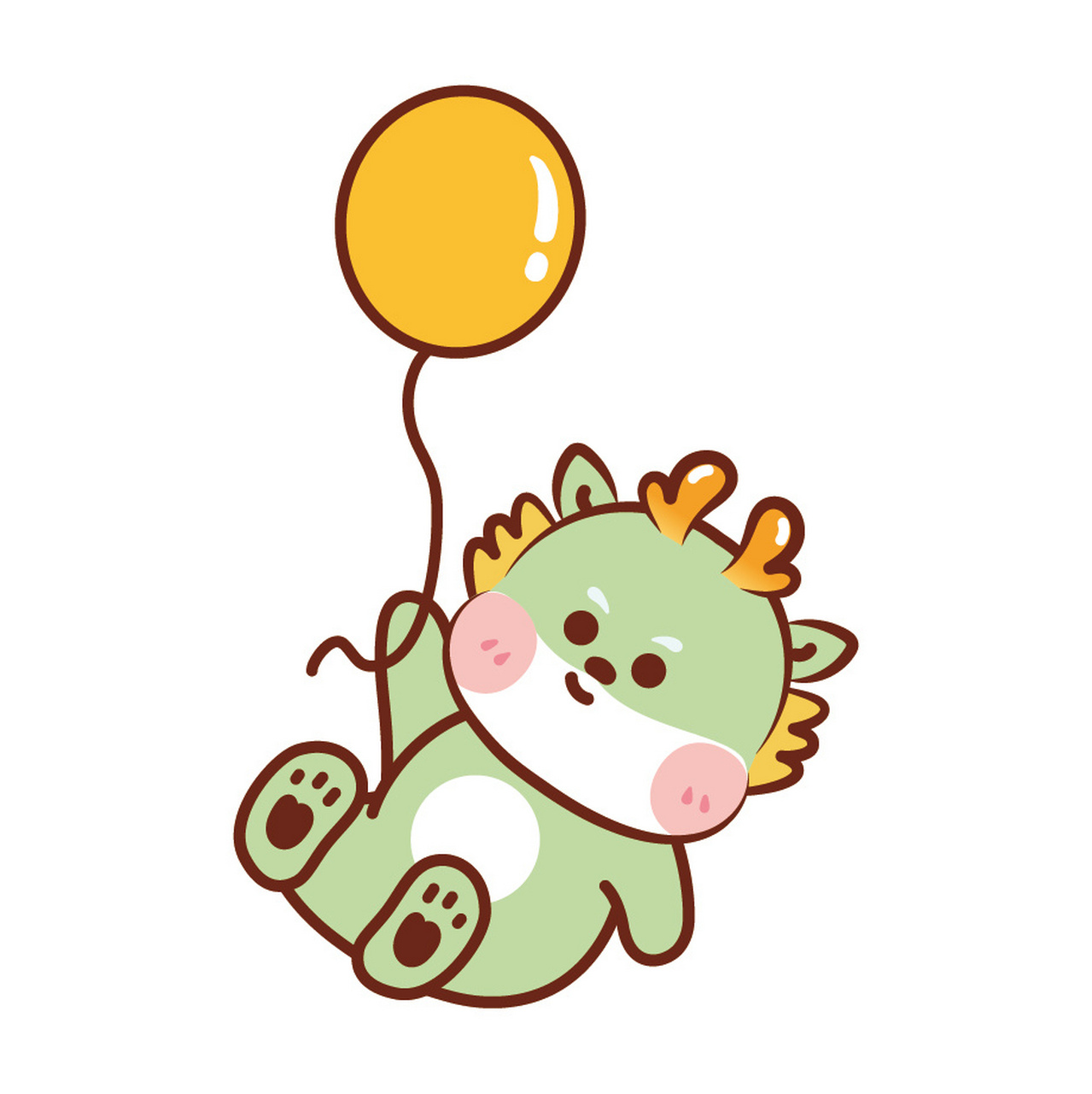 小飞龙来啦 小飞龙ip卡通形象,治愈系ip,元气满满,活泼有趣,传达出