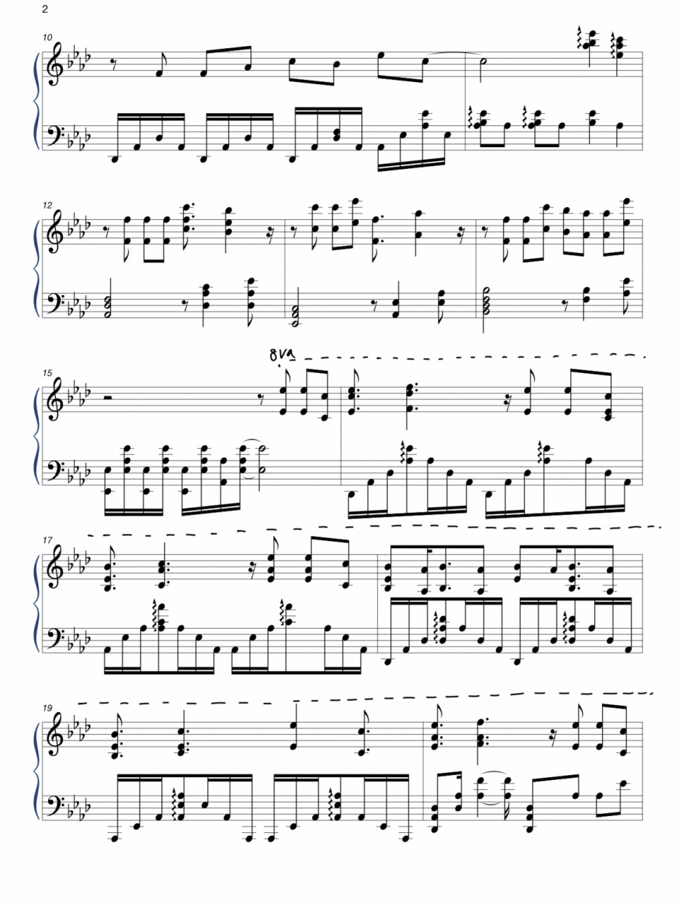 借月|钢琴谱自用 期中周忙疯了,但是还是把答应的谱子给记下来啦.