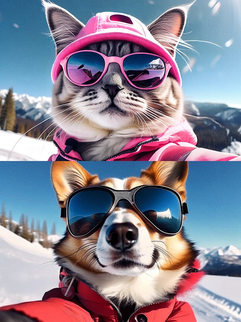 太可爱了!情侣头像(猫狗版)