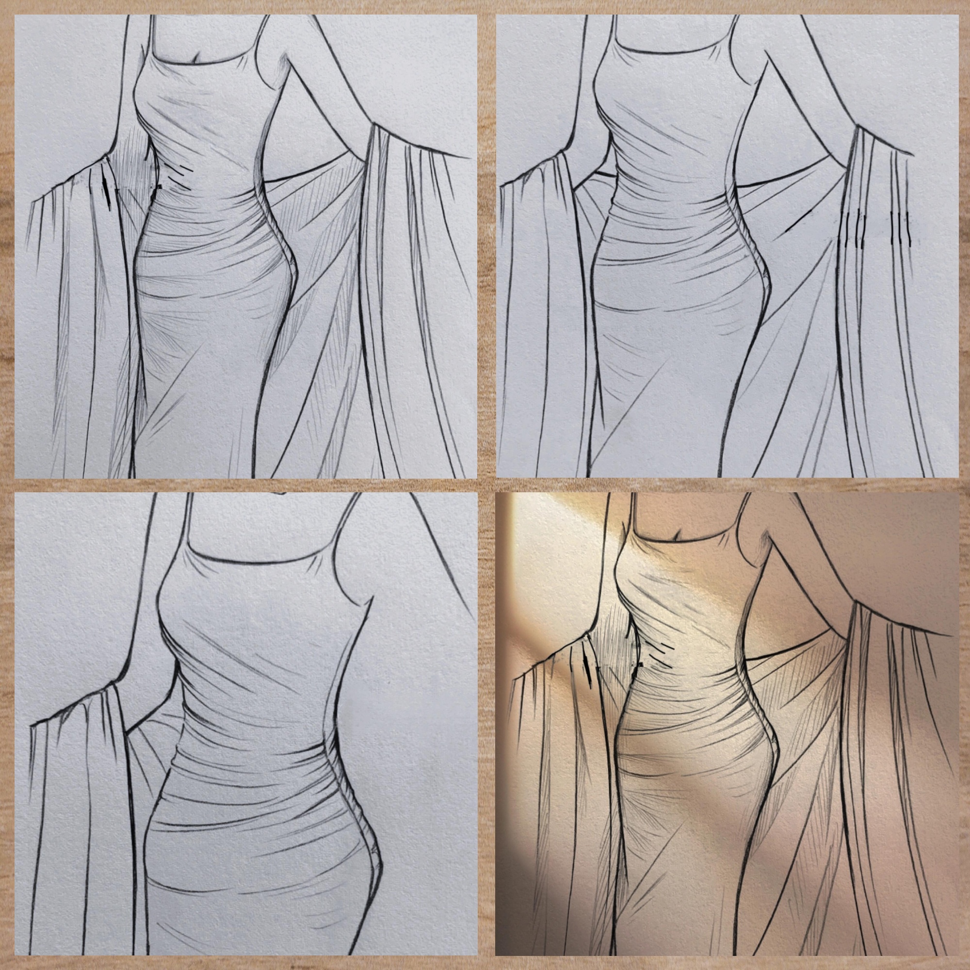 吊带裙绘制技巧分享 🌸【悄悄告诉你】吊带裙子画法教程来啦!