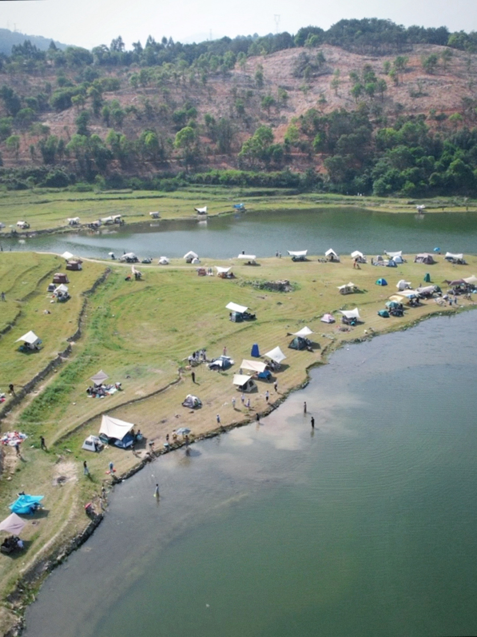 地点:厦门翔安大帽山水库 	 74早上10点从岛内出发到达目的地11点