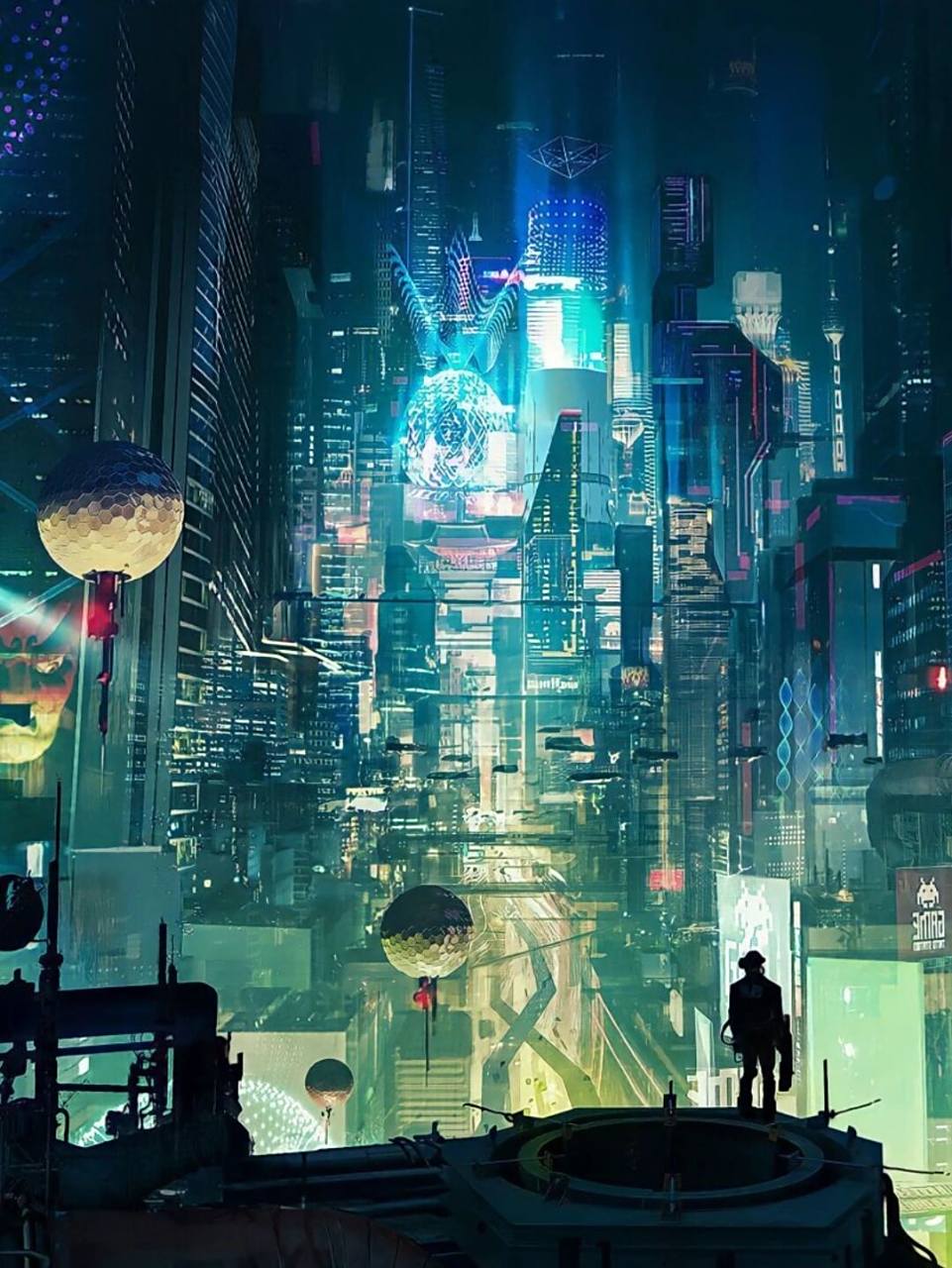 高清超3d赛博朋克壁纸来一波.