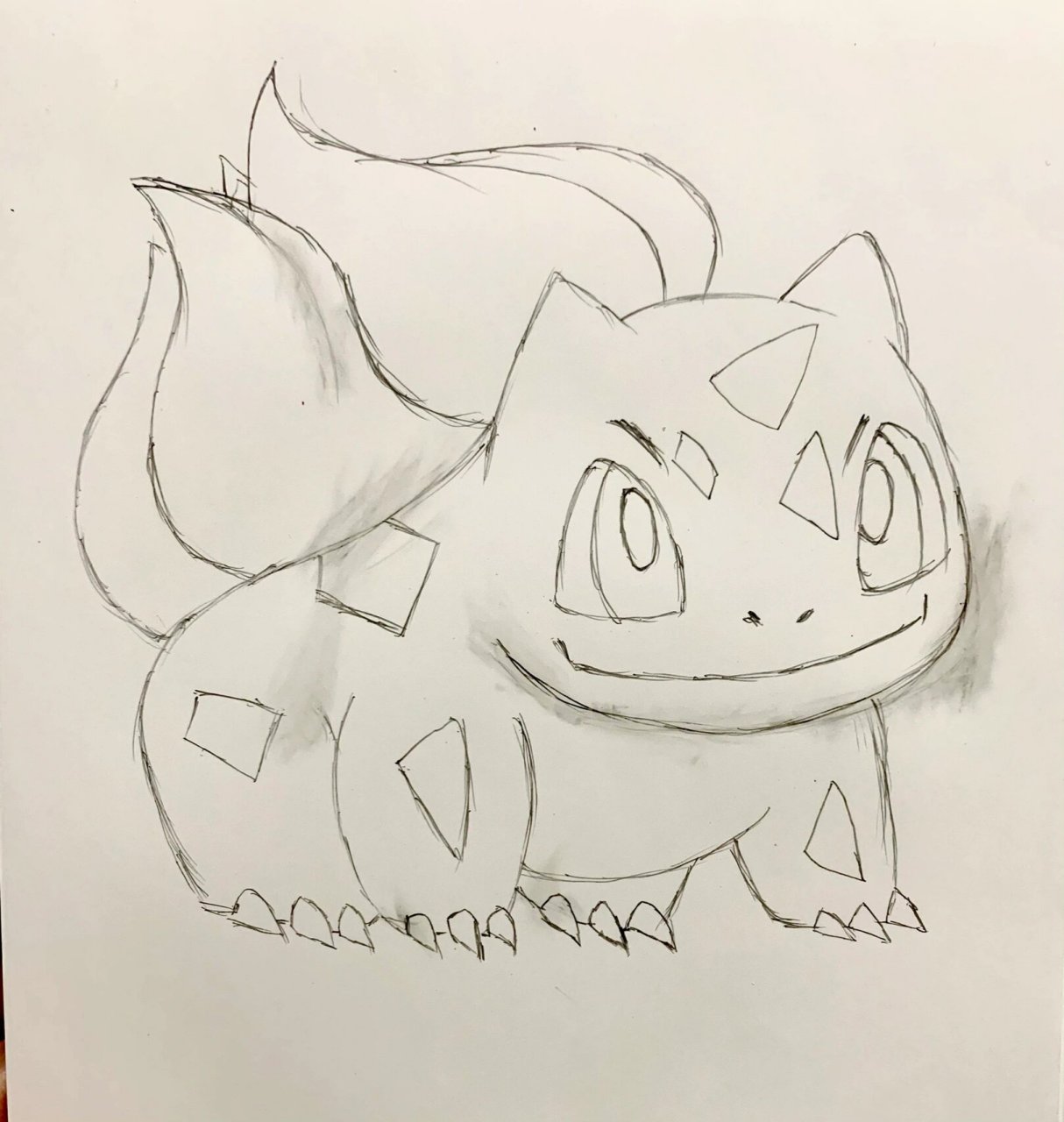 妙蛙种子 简笔画