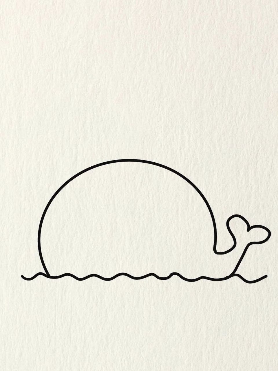 可爱的小鲸鱼怎么画图片