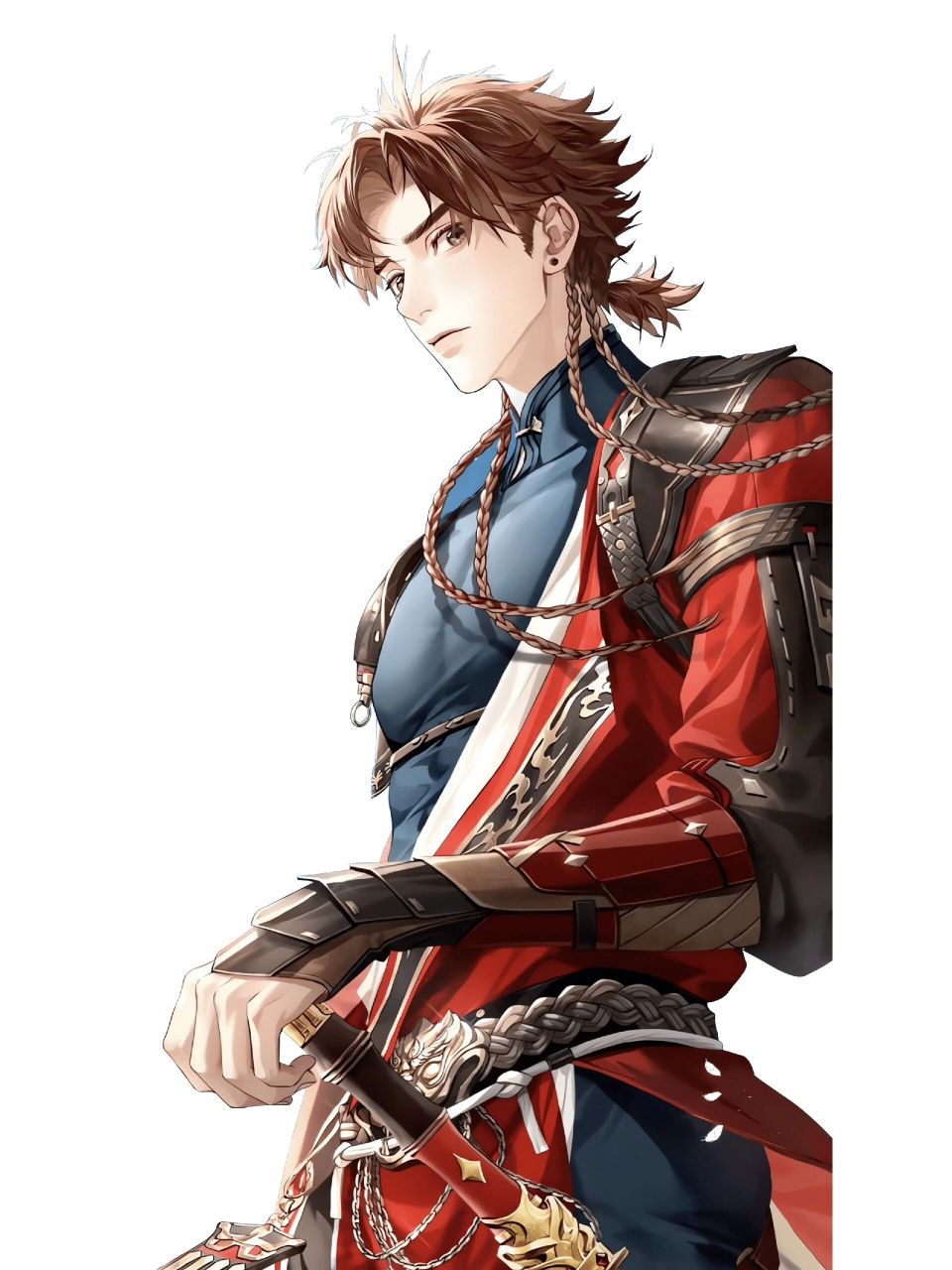 代号鸢 孙策 cg抠图素材 高清cg是自修的,要抠图素