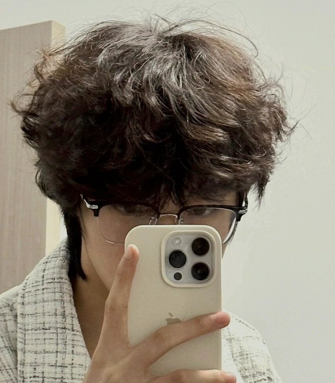 日系慵懒卷发 氛围感卷发  羊毛卷  男生小卷  帅t发型  法式慵懒卷发