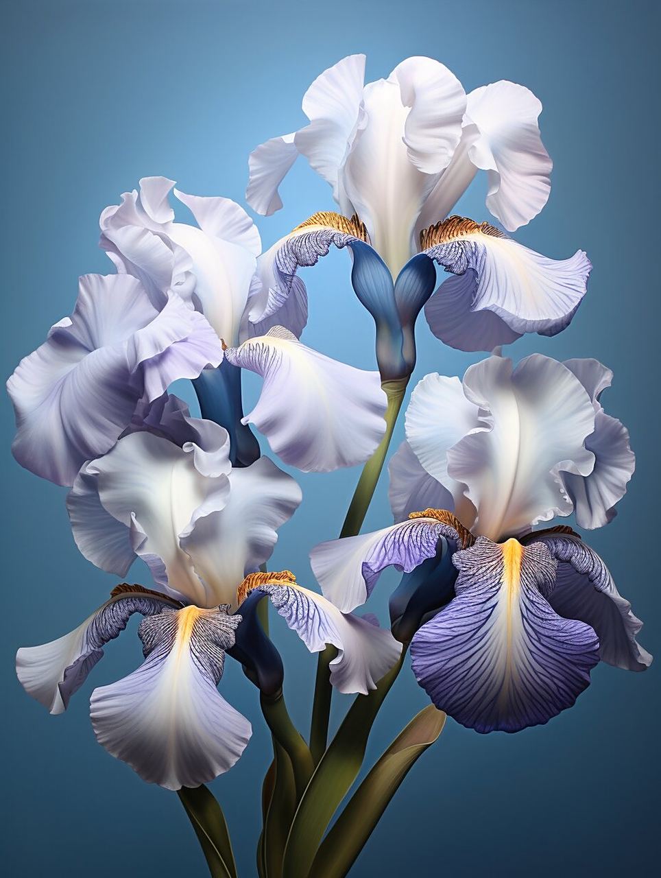 20世界各国94国花系列|香根鸢尾~法国 法国是一个鲜花之国,它的首都