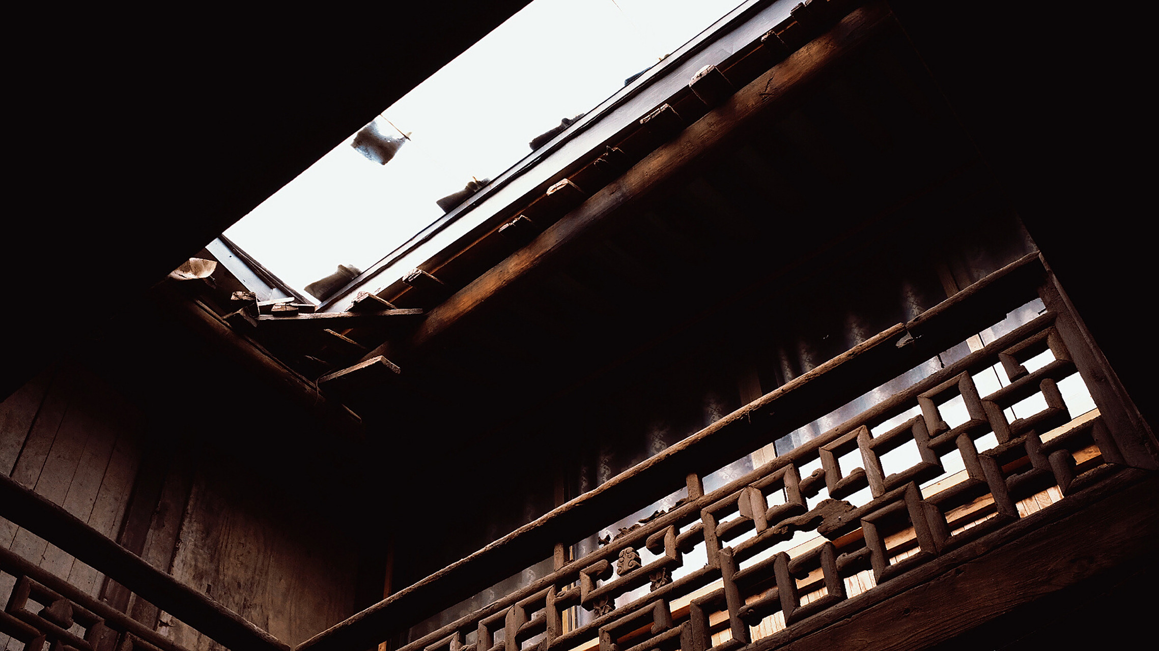 入选四川最美古村镇的自贡狮市古镇 古镇位于沱江边 大部分古迹属于