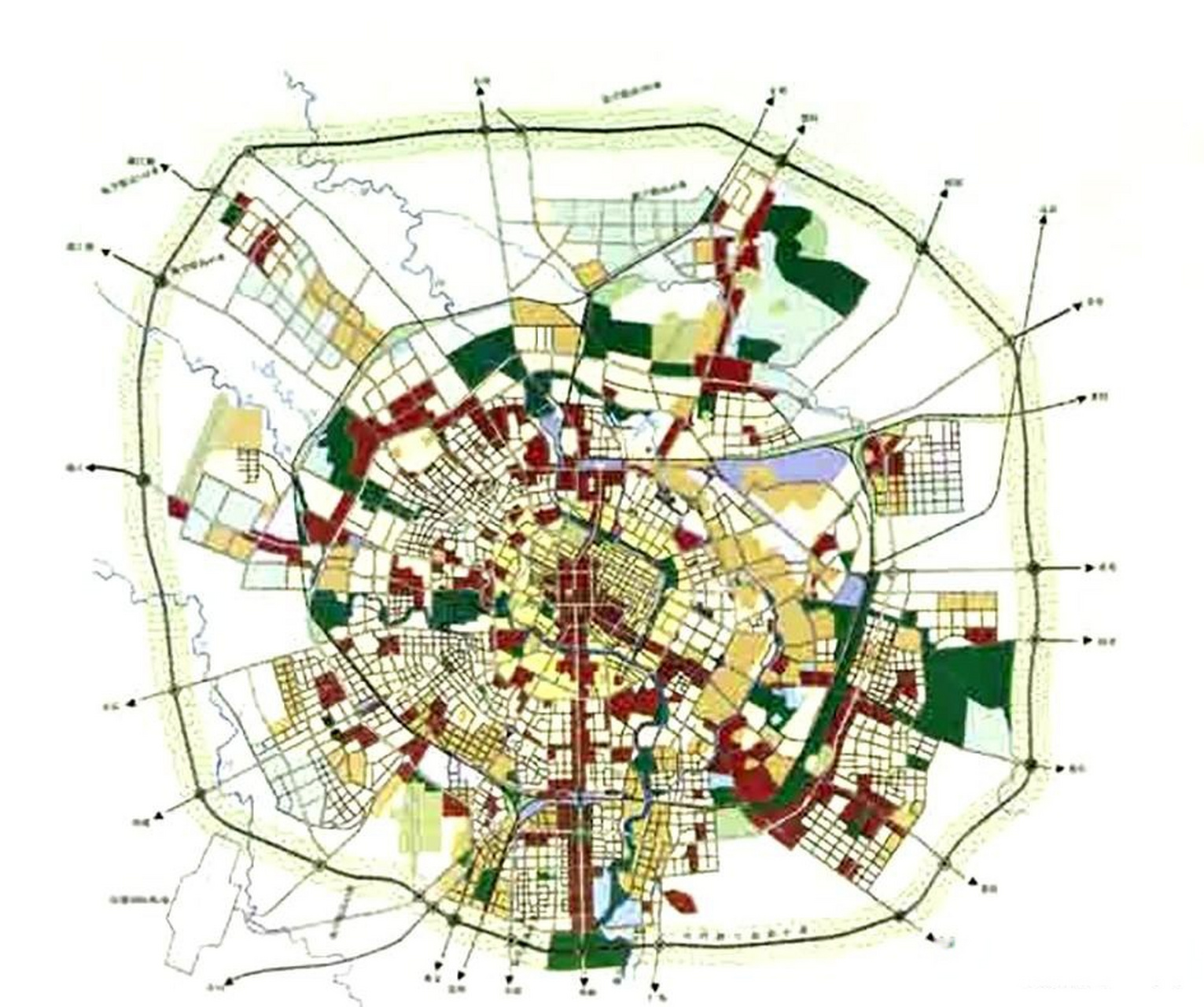 成都市第三版總體規劃制定於 1994年.