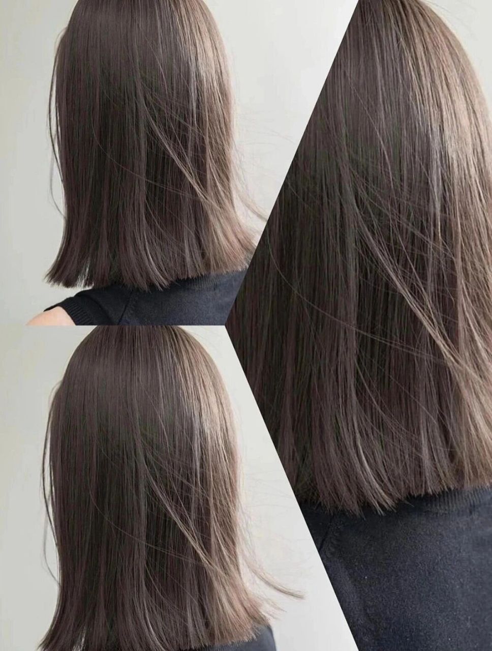 不用漂太好看了|||女生发色推荐 2022年最火发色 冷茶棕色是近几年